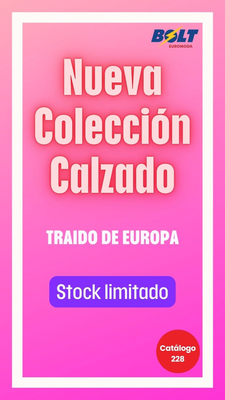 CAT 228 NUEVA COLECCIÓN DE CALZADO EUROPEO